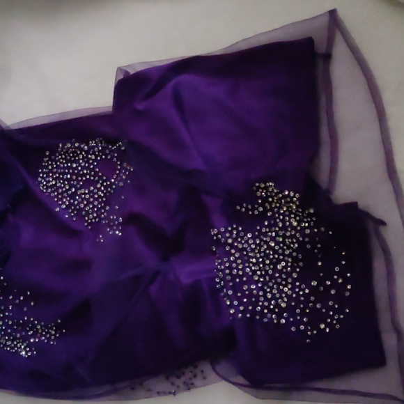 Des Phemmes tulle midi dress featuring splash crystal-embroidery 4 - Picture 16 of 16